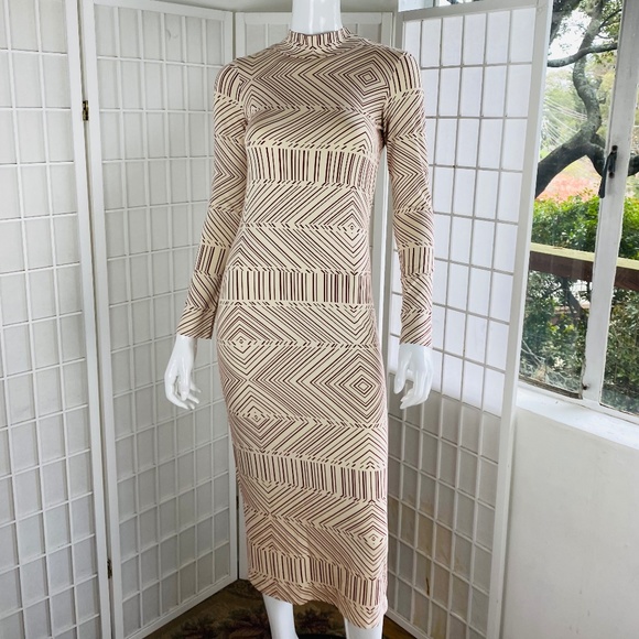 RACHEL PALLY, Striped Long Dress, M. - Picture 4 of 4